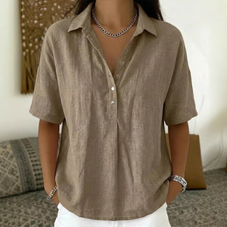Willow | Blouse with Collar and Button