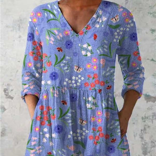 Chloe | Long Blouse with V-Neck