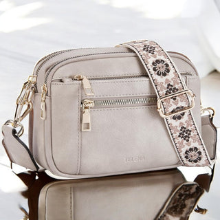 Elena | Refined Leather Shoulder Bag