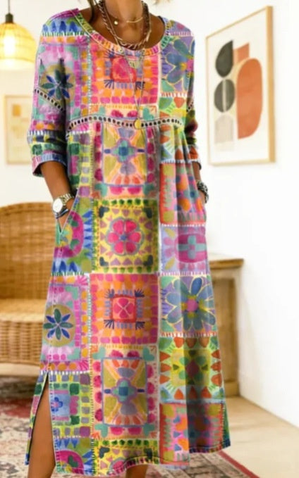 Danielle | Printed Dress
