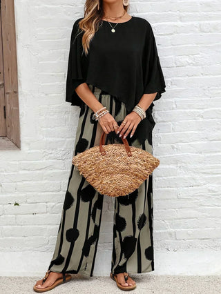 Kalliope | Comfortable Elastic Waist 2-Piece Set