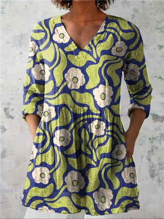 Chloe | Long Blouse with V-Neck