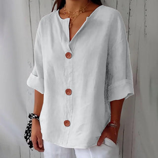 Serena™ | Relaxed Button Blouse