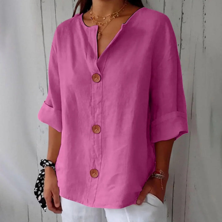 Serena™ | Relaxed Button Blouse