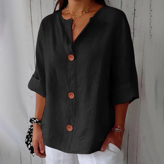 Serena™ | Relaxed Button Blouse