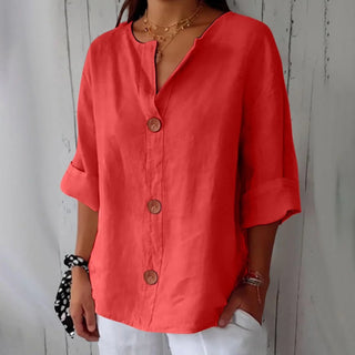 Serena™ | Relaxed Button Blouse