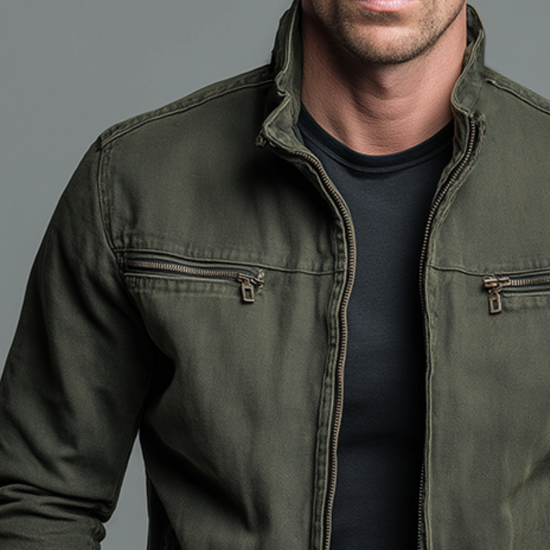Tobias | Vintage jacket with zipper