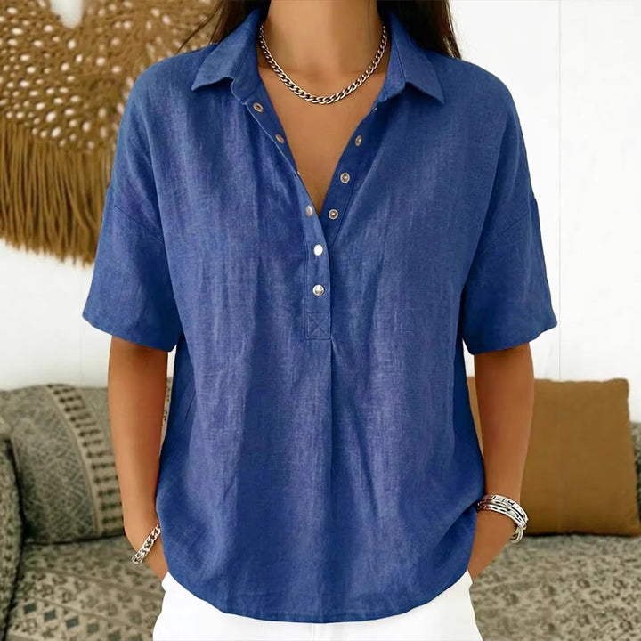 Willow | Blouse with Collar and Button