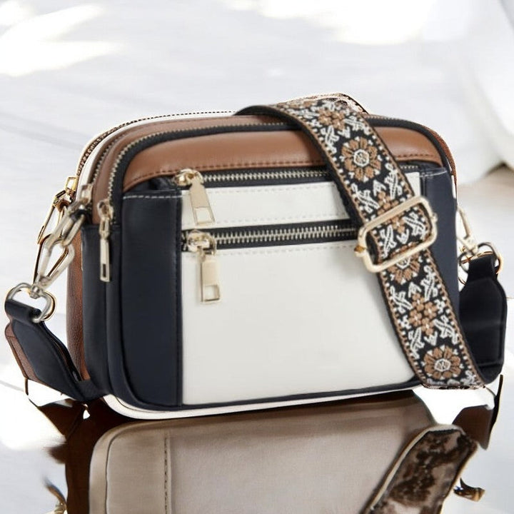 Elena | Refined Leather Shoulder Bag