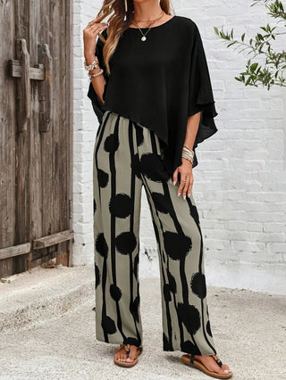 Kalliope | Comfortable Elastic Waist 2-Piece Set