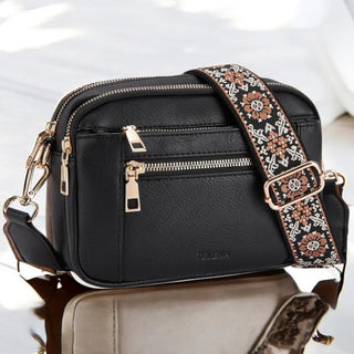 Elena | Refined Leather Shoulder Bag