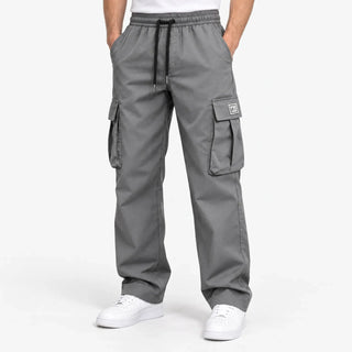 Mason Relaxed Fit Cargo Pants in Dark Grey
