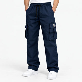 Mason Relaxed Fit Cargo Pants in Navy