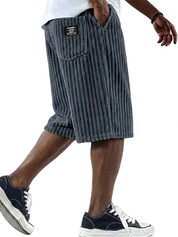 Andre | Comfortable Ribbed Leisure Shorts