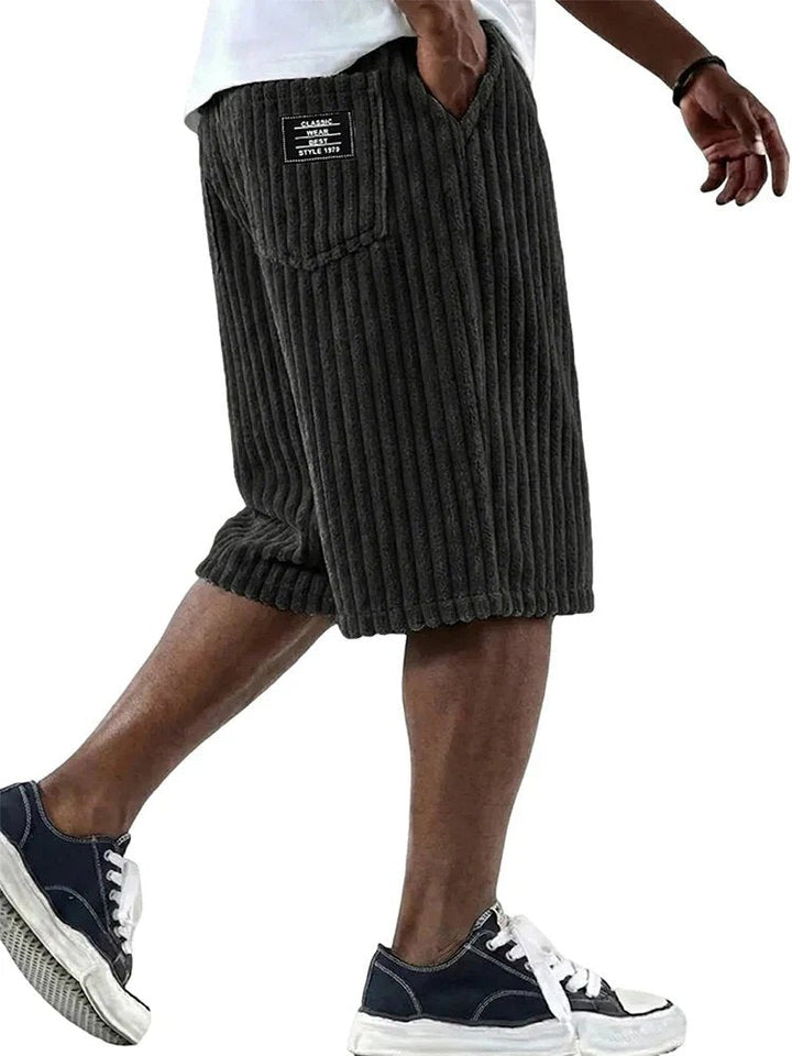 Andre | Comfortable Ribbed Leisure Shorts