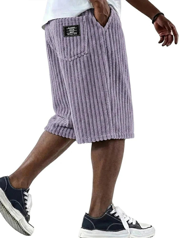 Andre | Comfortable Ribbed Leisure Shorts