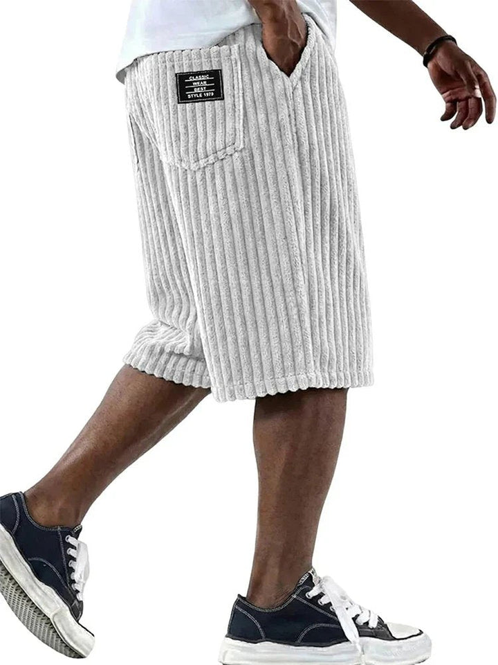 Andre | Comfortable Ribbed Leisure Shorts