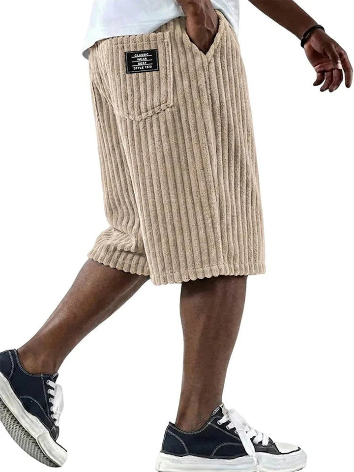 Andre | Comfortable Ribbed Leisure Shorts