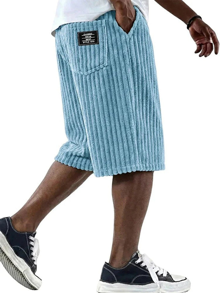 Andre | Comfortable Ribbed Leisure Shorts