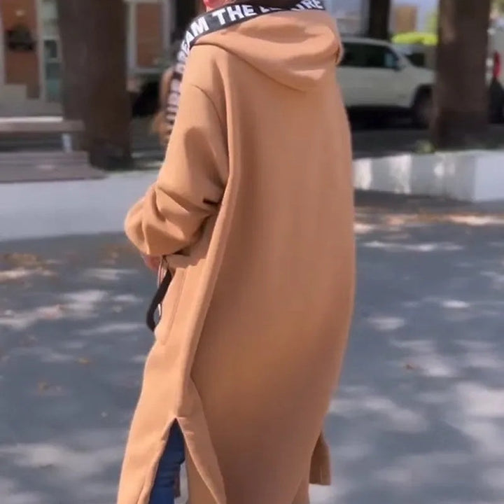 Nora Oversized Hooded Sweatshirt Coat